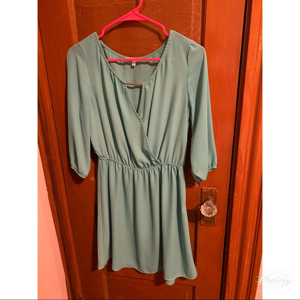 Teal Dress